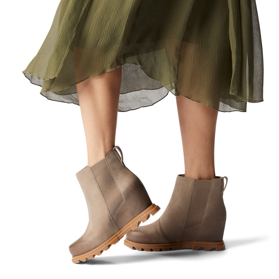 Sorel Australia Khaki Ii-Black Women's Joan Of Arctic Wedge Iii Chelsea Boot