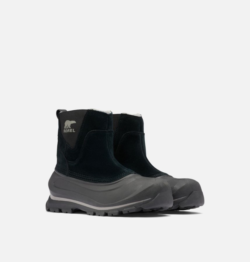 Sorel Australia Men's Buxton Pull On Boot Black-Quarry