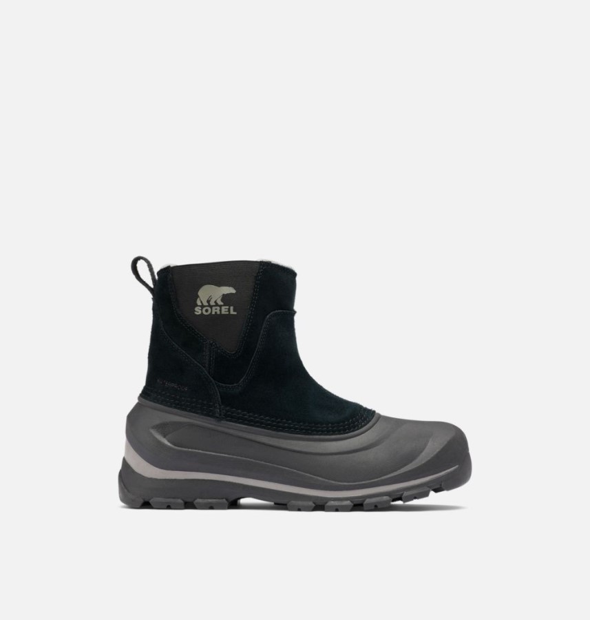 Sorel Australia Men's Buxton Pull On Waterproof Boot Black-Quarry