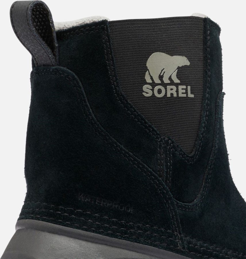 Sorel Australia Men's Buxton Pull On Waterproof Boot Black-Quarry
