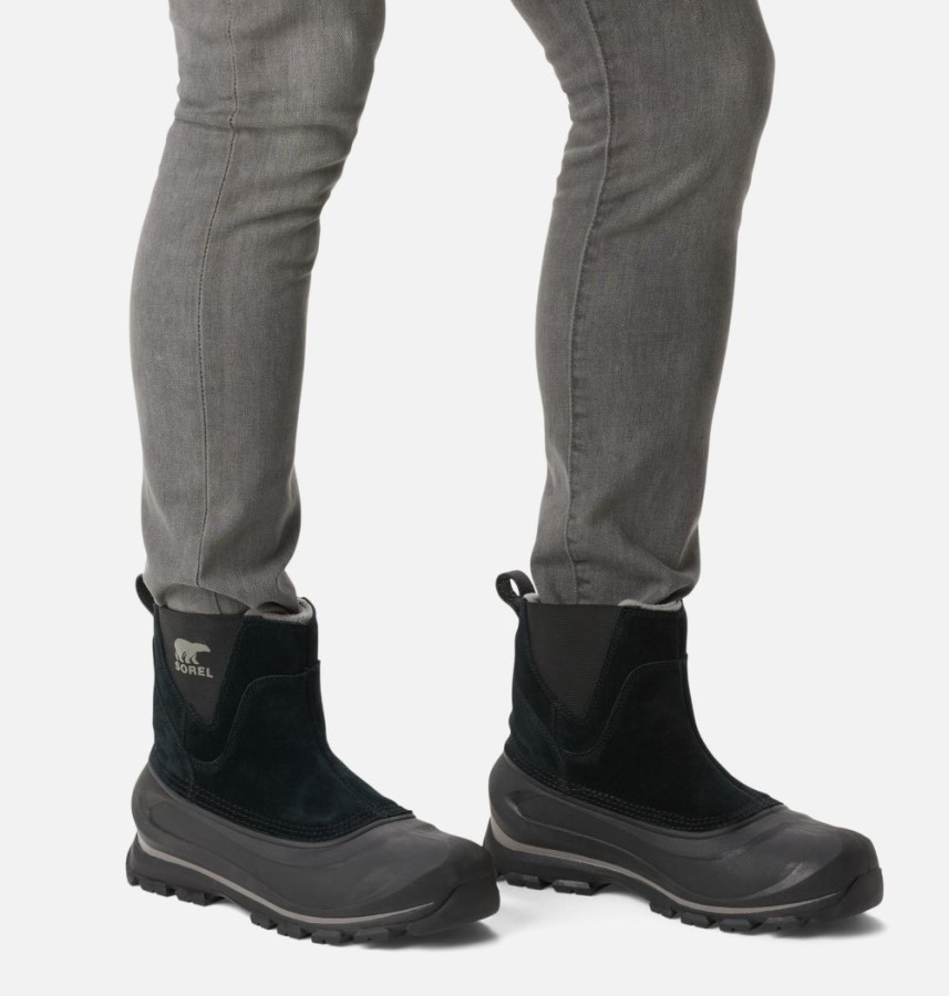 Sorel Australia Men's Buxton Pull On Waterproof Boot Black-Quarry