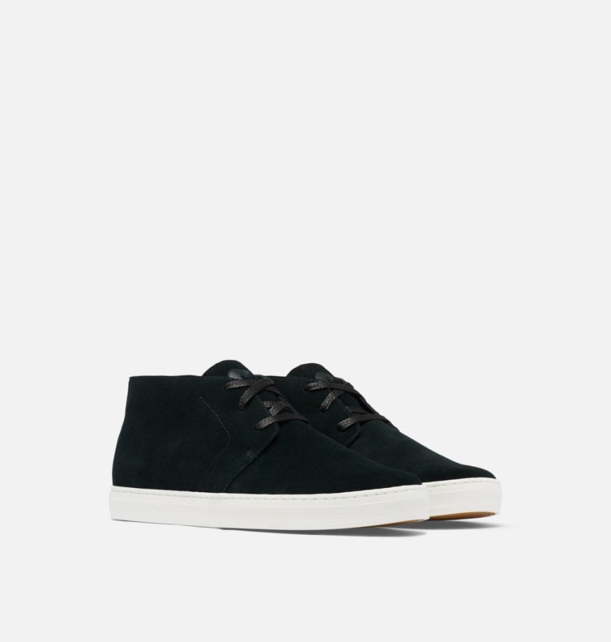 Sorel Australia Men's C-Street Chukka Sneaker Black-Sea Salt