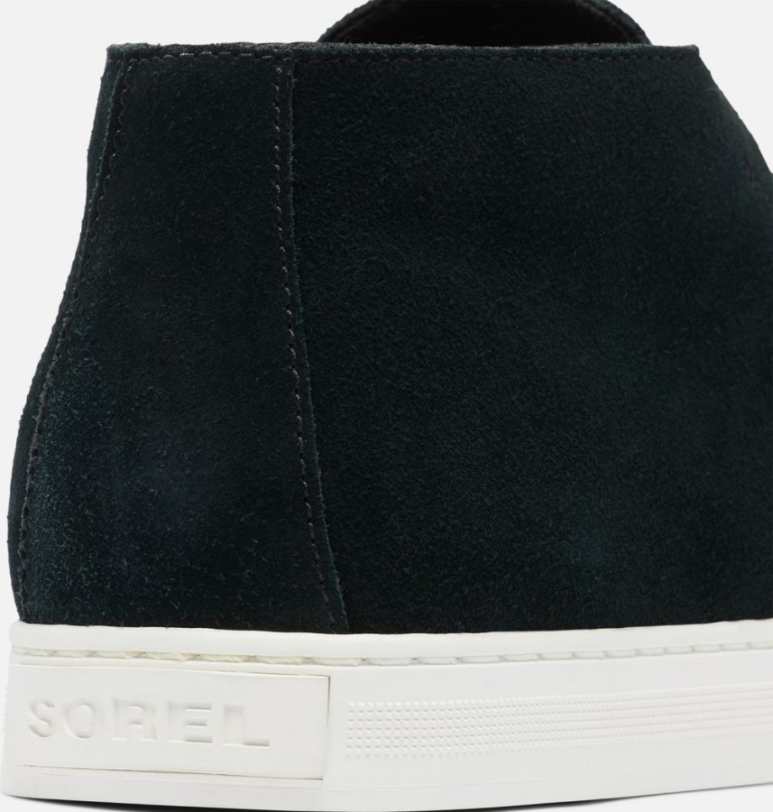 Sorel Australia Men's C-Street Chukka Sneaker Black-Sea Salt
