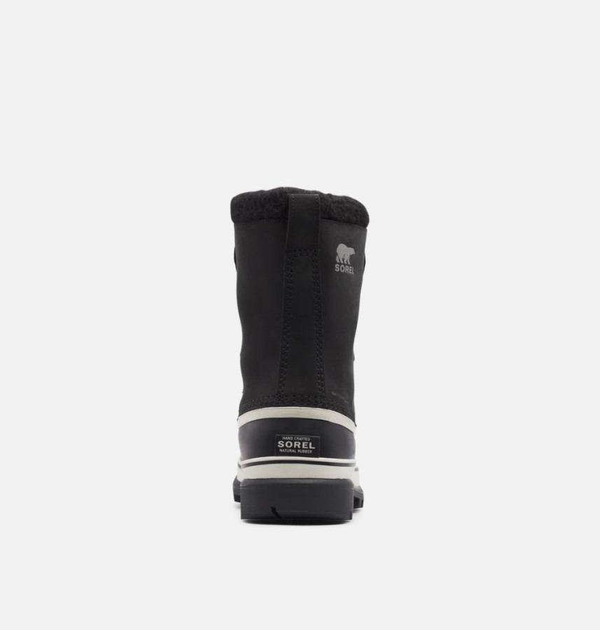 Sorel Australia Men's Caribou Boot Black-Dark Stone