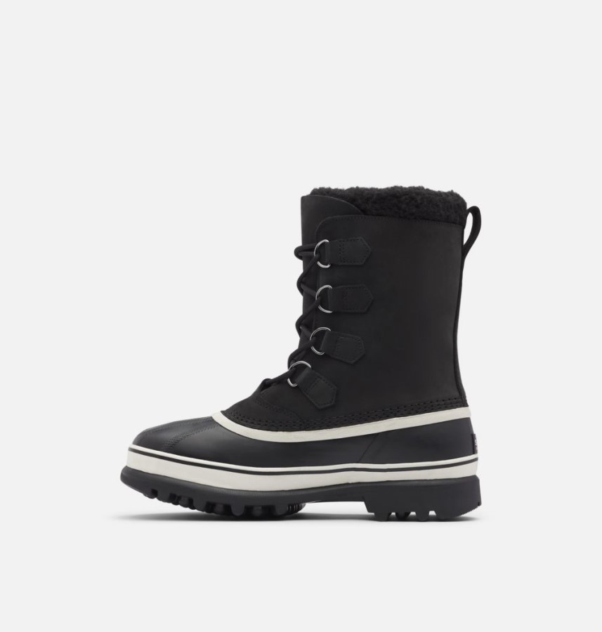 Sorel Australia Men's Caribou Boot Black-Dark Stone