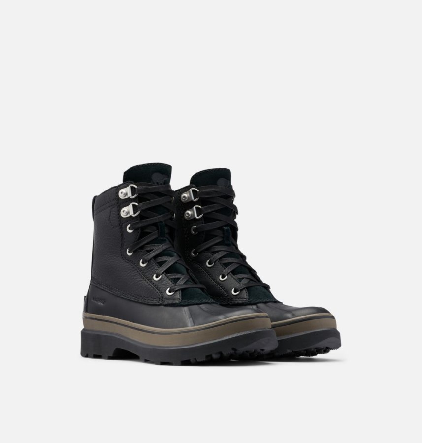Sorel Australia Men's Caribou Storm Boot Black-Mud