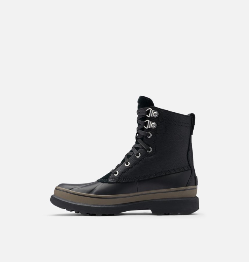 Sorel Australia Men's Caribou Storm Boot Black-Mud
