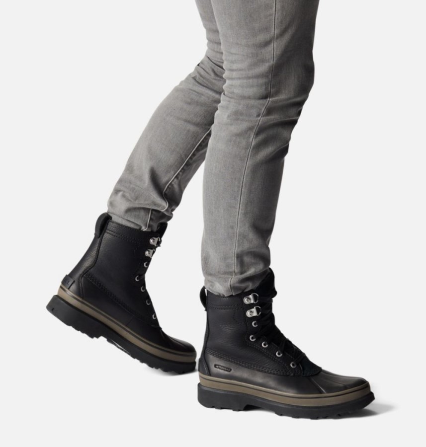 Sorel Australia Men's Caribou Storm Boot Black-Mud
