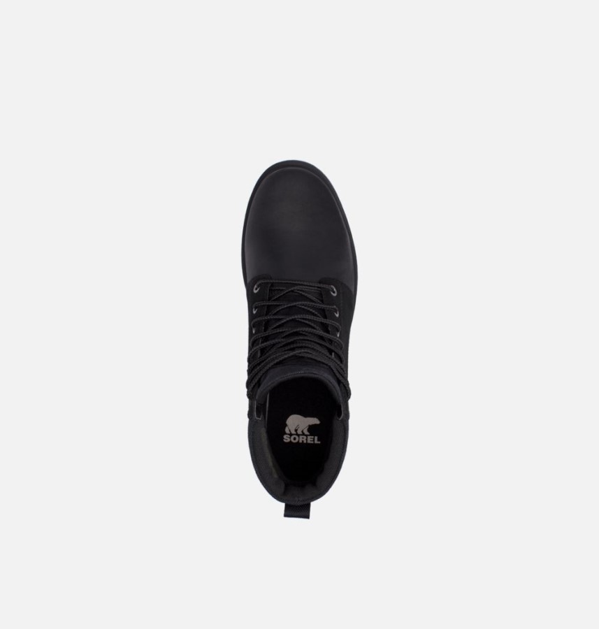 Sorel Australia Men's Carson Six Waterproof Boot Black-Dark Stone