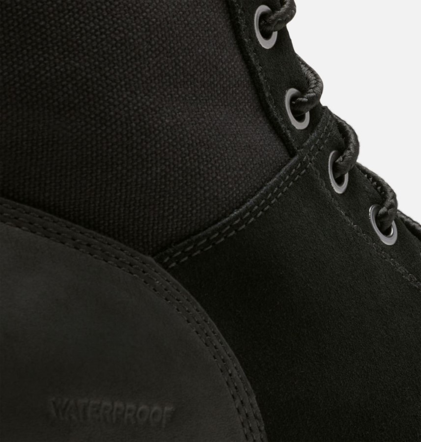 Sorel Australia Men's Carson Six Waterproof Boot Black-Dark Stone