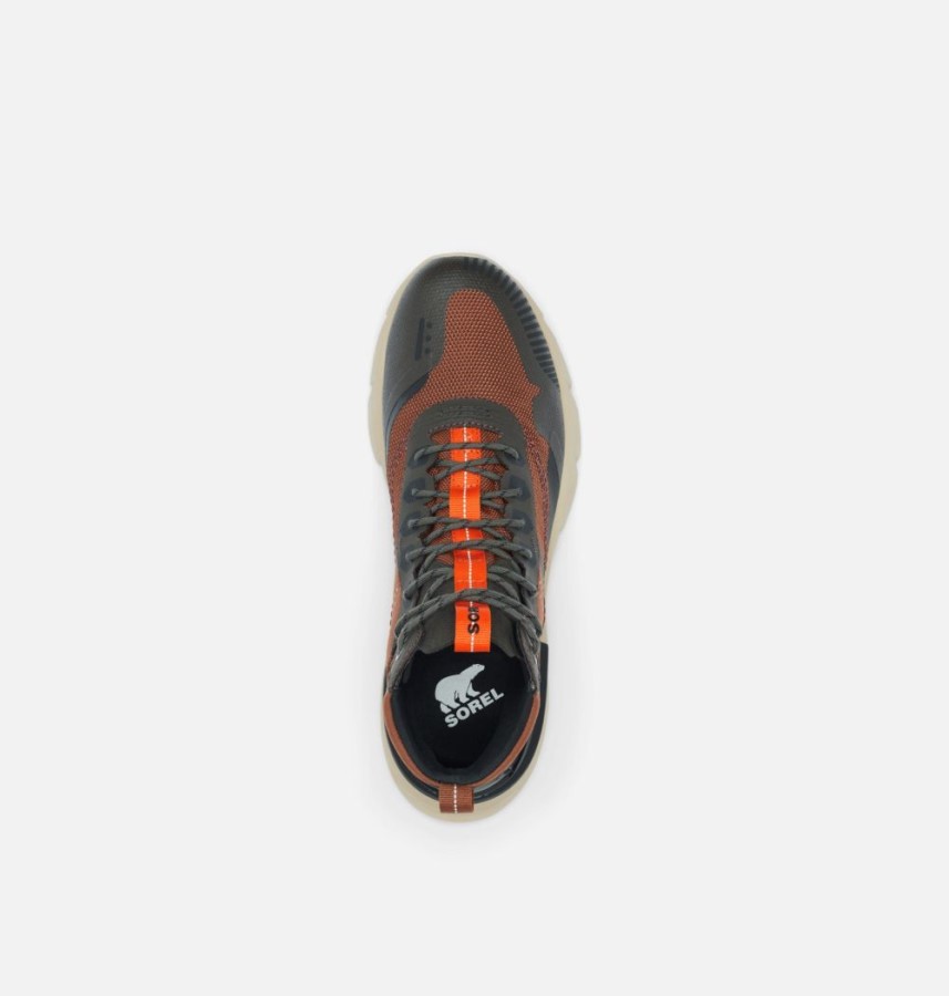 Sorel Australia Men's Kinetic Rush Mid Sneaker Dark Amber-Buffalo