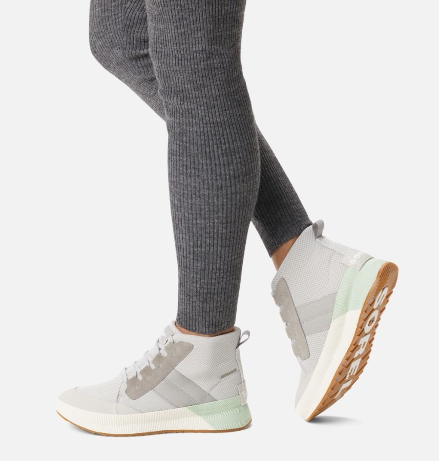 Sorel Australia Moonstone-Sea Salt Women's Out N About Iii Mid Sneaker