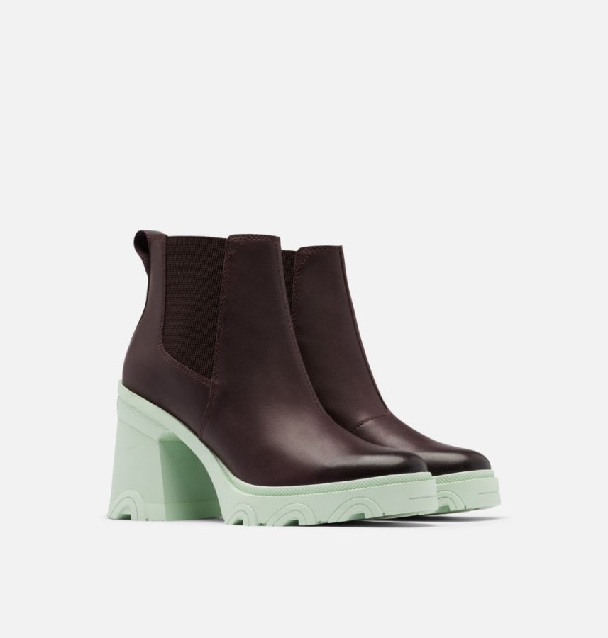 Sorel Australia New Cinder-Sea Sprite Women's Brex Heel Chelsea Bootie