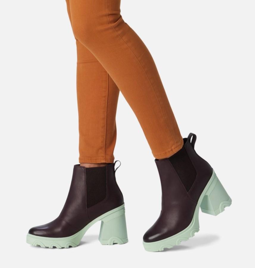 Sorel Australia New Cinder-Sea Sprite Women's Brex Heel Chelsea Bootie