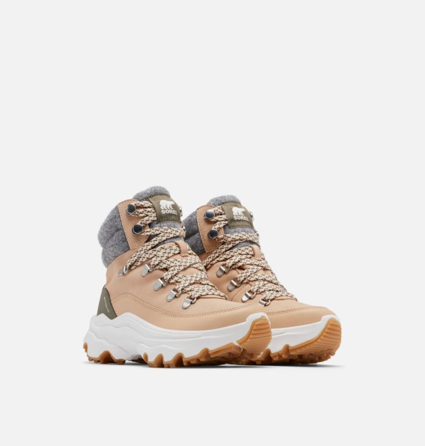Sorel Australia Nova Sand-Stone Green Women's Kinetic Breakthru Conquest Sneaker Boot