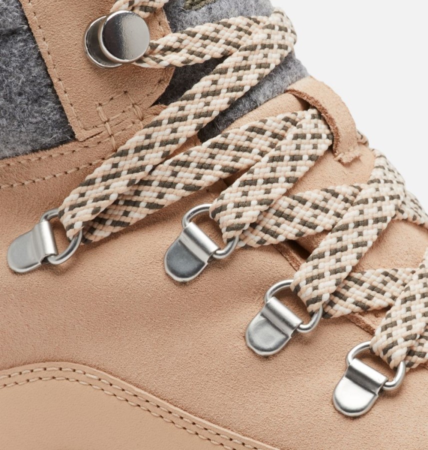 Sorel Australia Nova Sand-Stone Green Women's Kinetic Breakthru Conquest Sneaker Boot