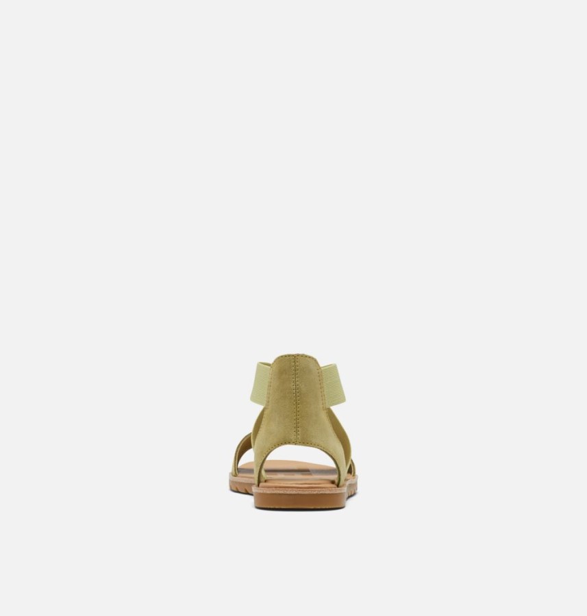 Sorel Australia Olive Shade-Chalk Women's Ella Ii Flat Sandal