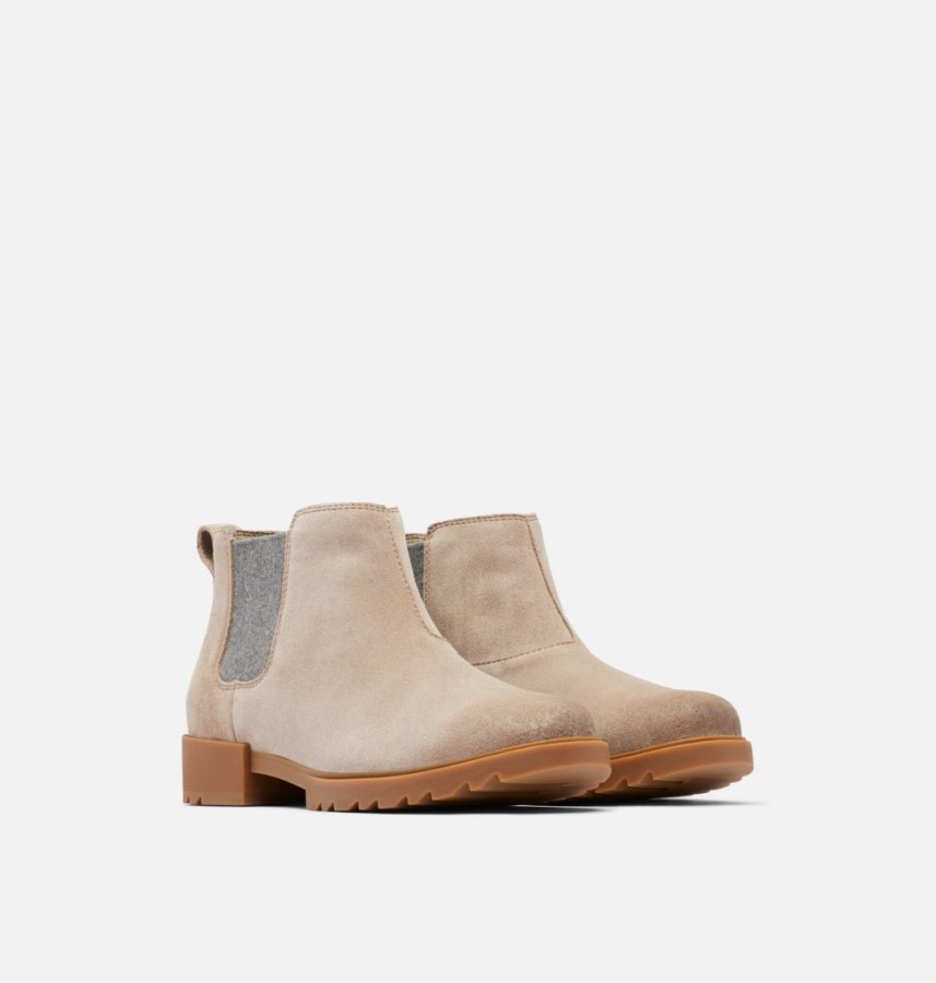 Sorel Australia Omega Taupe-Gum 10 Women's Emelie Ii Chelsea Bootie