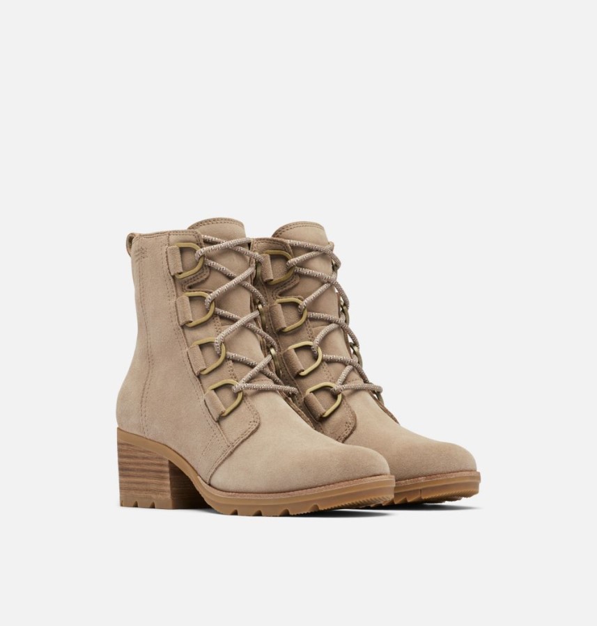 Sorel Australia Omega Taupe-Rose Dust Women's Cate Lace Bootie