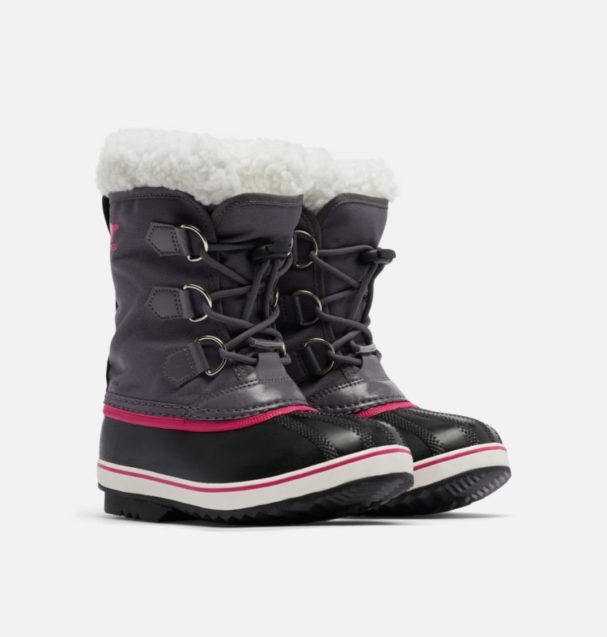Sorel Australia Pulse-Black Youth Yoot Pac Nylon Boot
