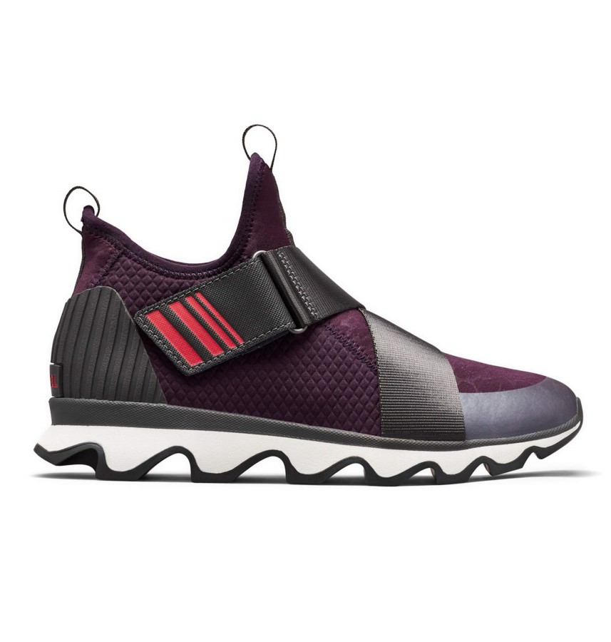 Sorel Australia Purple Dark Plum Women's Kinetic Sneak Sneaker