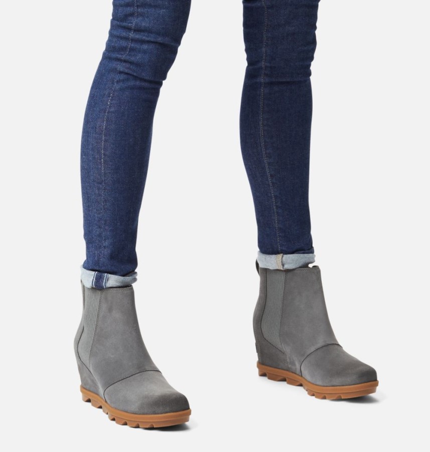 Sorel Australia Quarry-Gum Women's Joan Of Arctic Wedge Ii Chelsea Bootie
