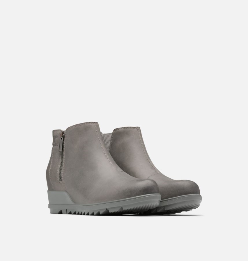 Sorel Australia Quarry-Sea Salt Women's Evie Zip Wedge Bootie