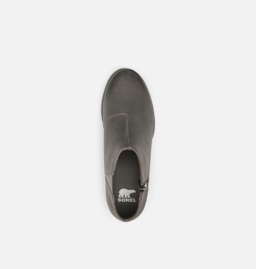 Sorel Australia Quarry-Sea Salt Women's Evie Zip Wedge Bootie