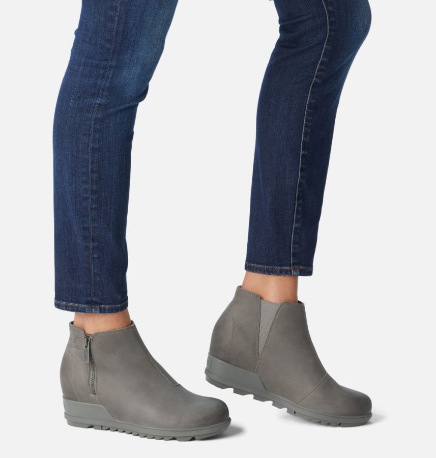 Sorel Australia Quarry-Sea Salt Women's Evie Zip Wedge Bootie