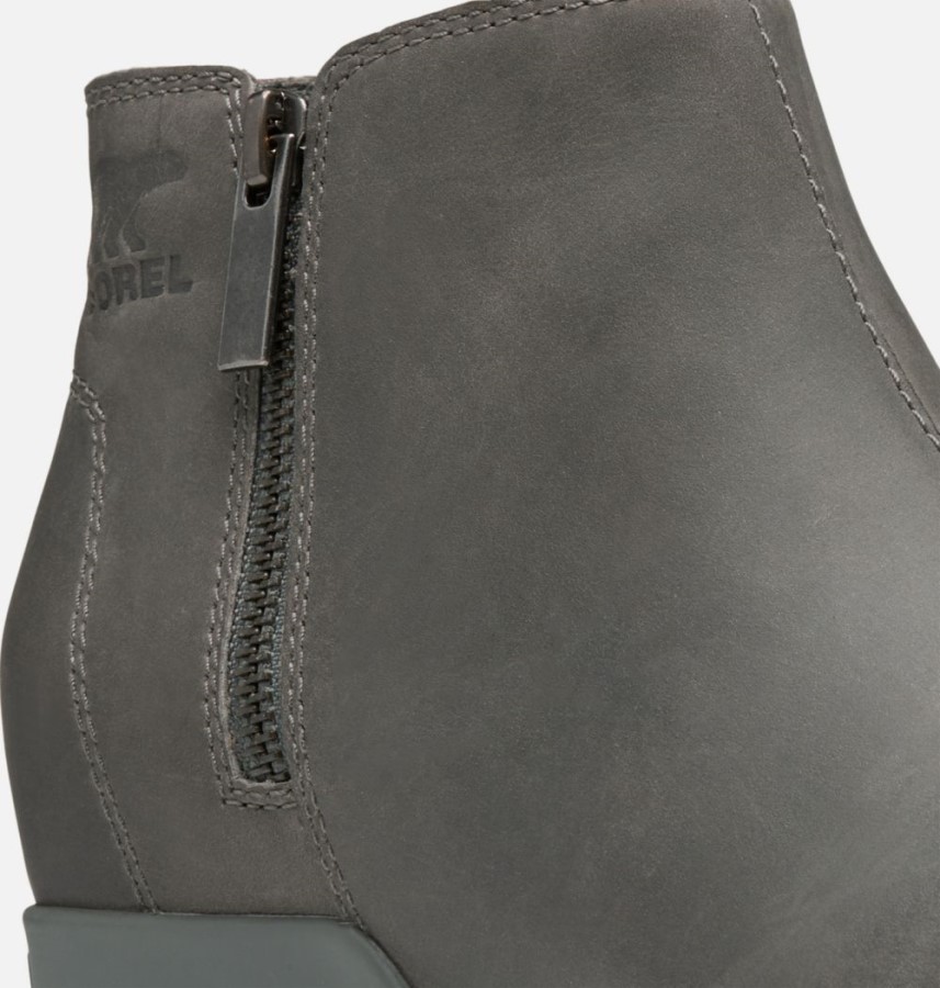 Sorel Australia Quarry-Sea Salt Women's Evie Zip Wedge Bootie
