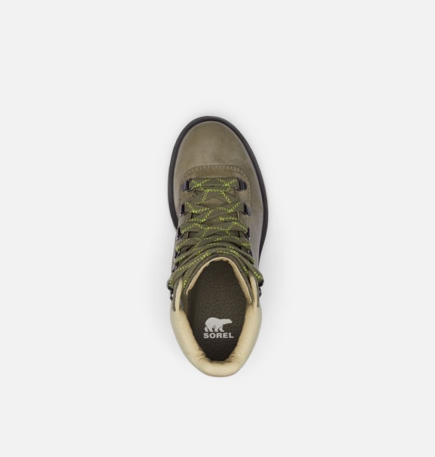 Sorel Australia Stone Green-Laurel Leaf Women's Lennox Hiker Stkd Waterproof Boot