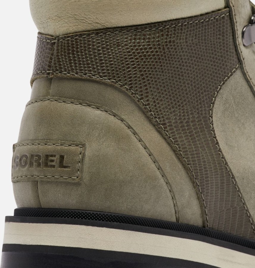 Sorel Australia Stone Green-Laurel Leaf Women's Lennox Hiker Stkd Waterproof Boot