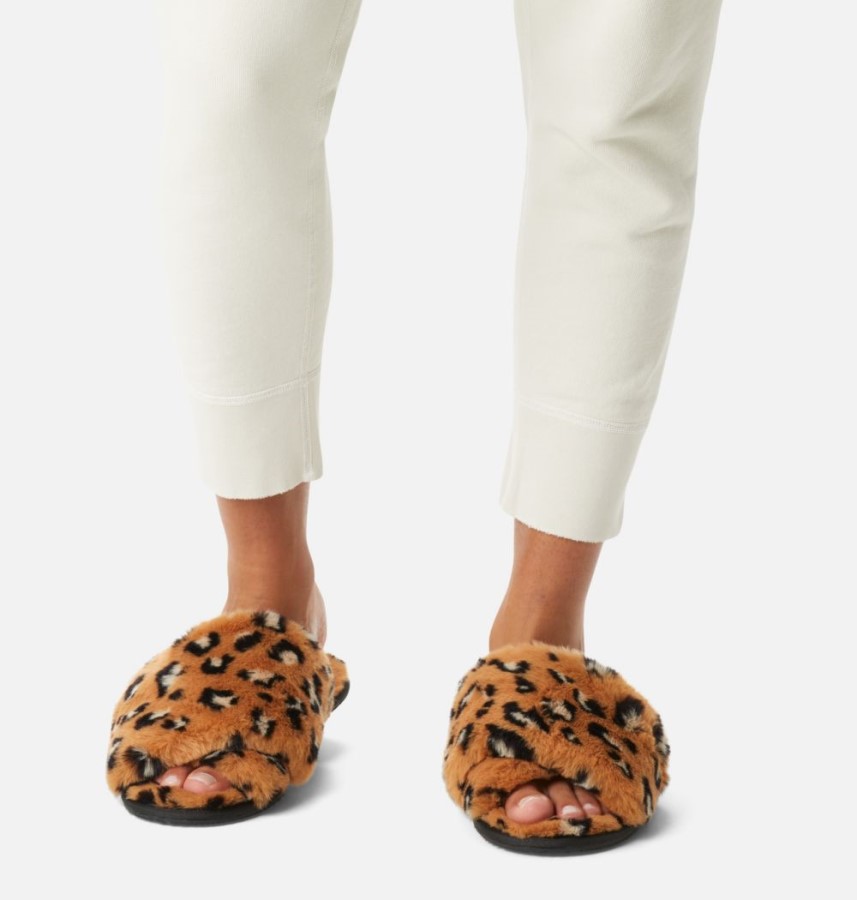 Sorel Australia Tawny Buff-Black Women's Go Mail Run Slipper