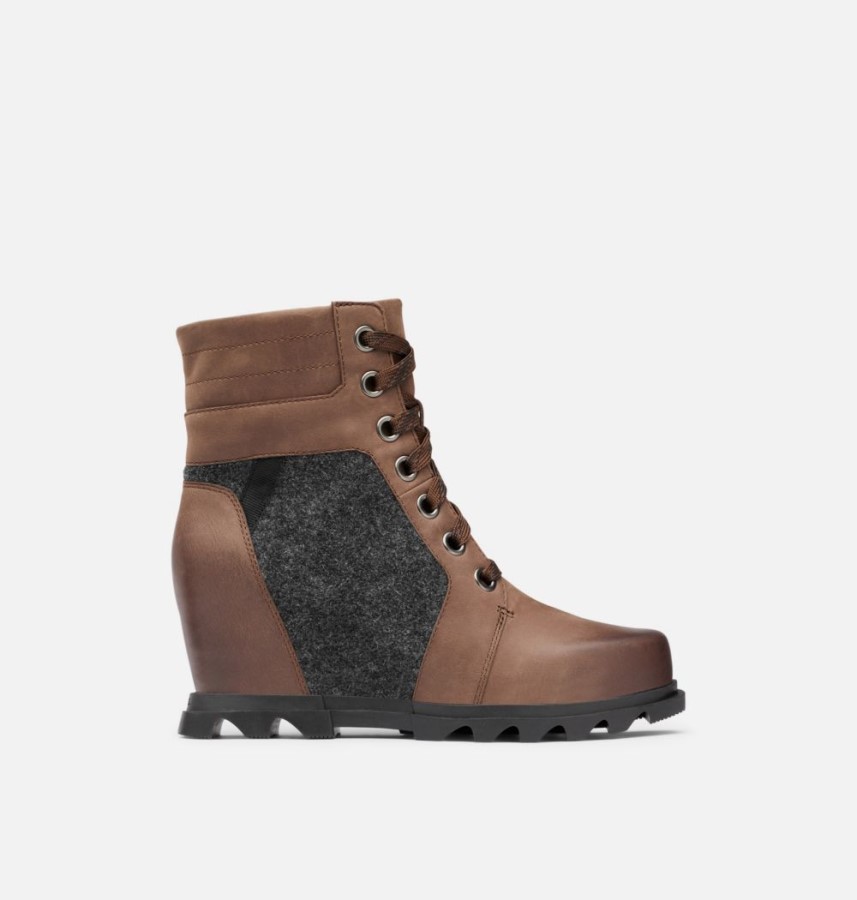 Sorel Australia Tobacco-Black Women's Joan Of Arctic Wedge Iii Lexie Bootie