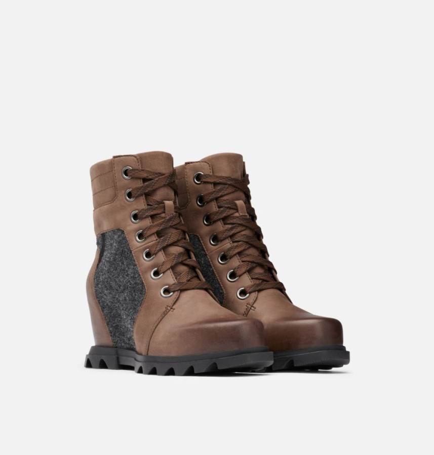 Sorel Australia Tobacco-Black Women's Joan Of Arctic Wedge Iii Lexie Bootie