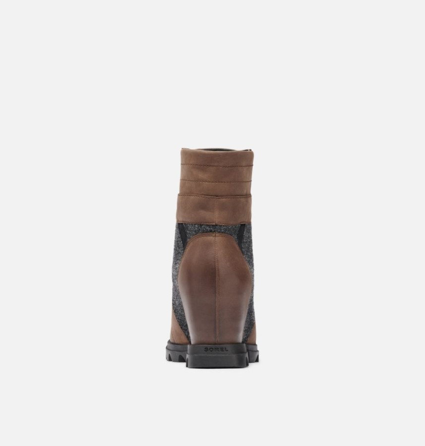 Sorel Australia Tobacco-Black Women's Joan Of Arctic Wedge Iii Lexie Bootie