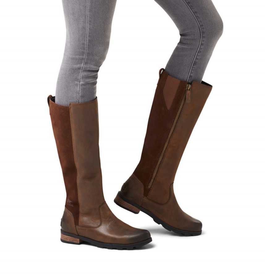 Sorel Australia Tobacco Women's Emelie Tall Waterproof Riding Boot