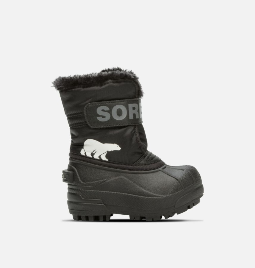 Sorel Australia Toddler Snow Commander Boot Black-Charcoal