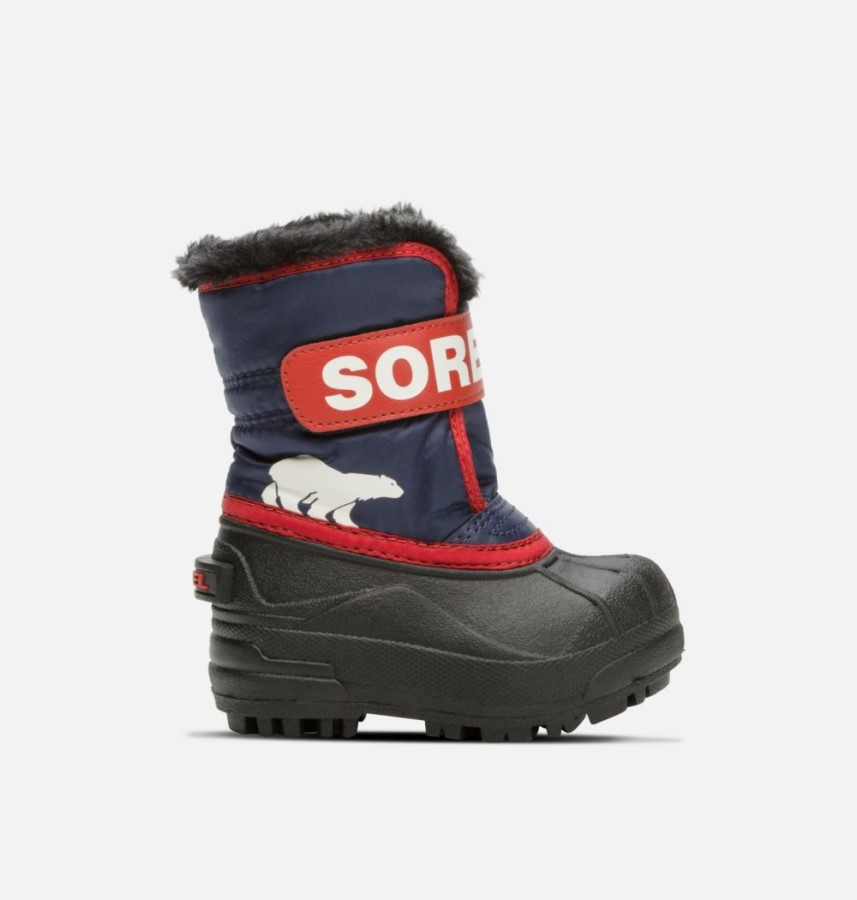 Sorel Australia Toddler Snow Commander Boot Nocturnal-Sail Red