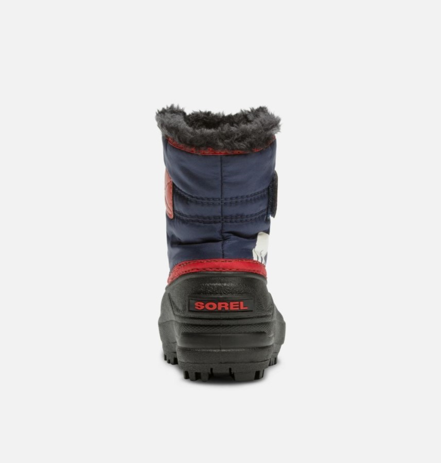 Sorel Australia Toddler Snow Commander Boot Nocturnal-Sail Red