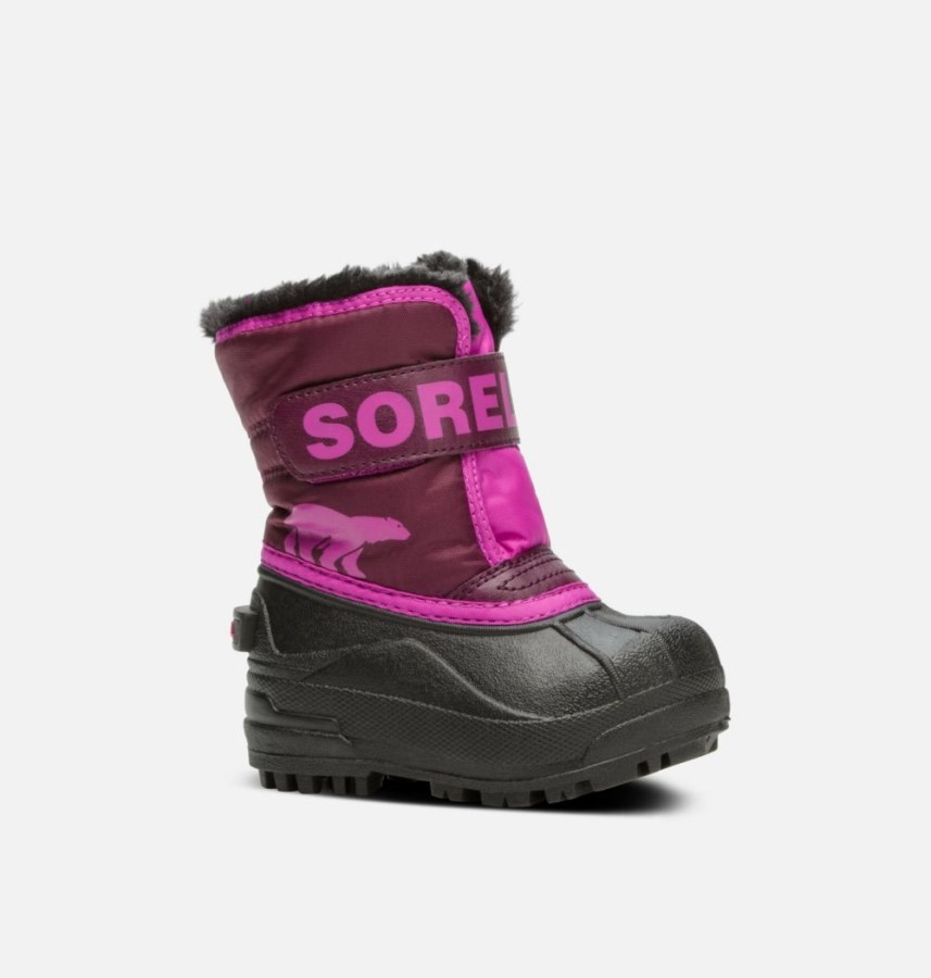 Sorel Australia Toddler Snow Commander Boot Purple Dahlia-Groovy Pink