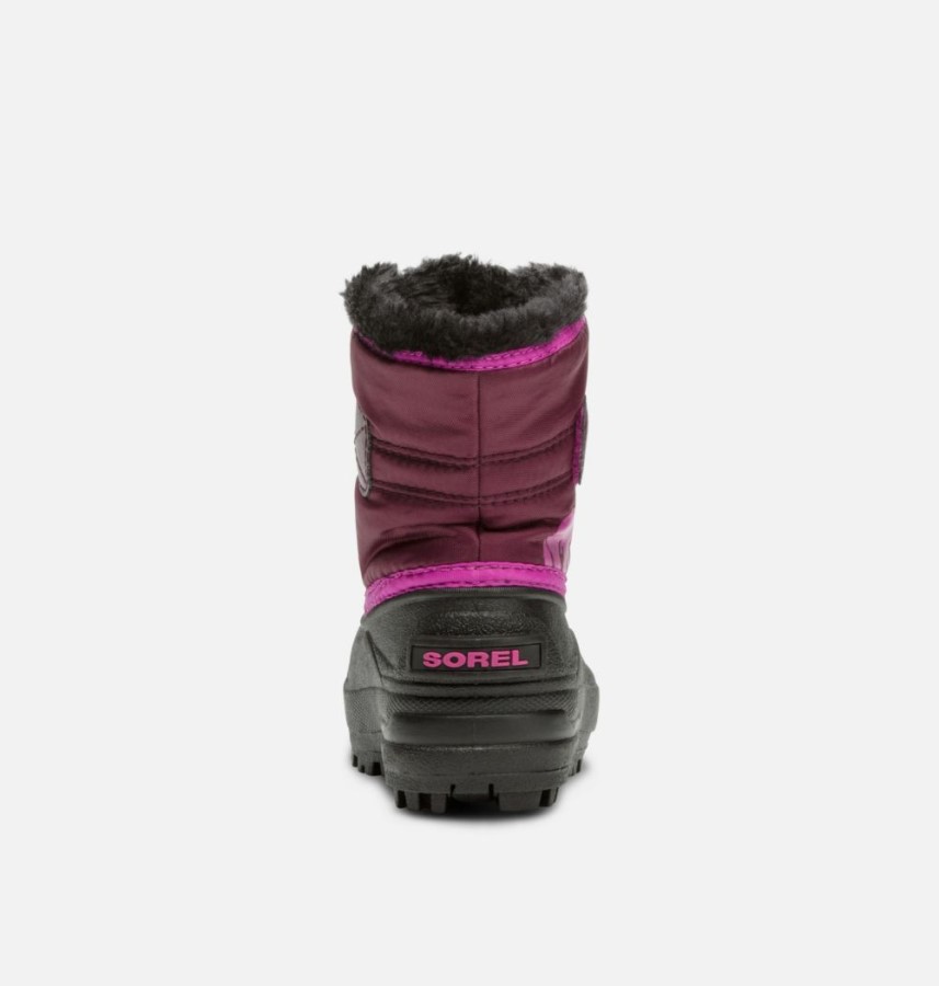 Sorel Australia Toddler Snow Commander Boot Purple Dahlia-Groovy Pink