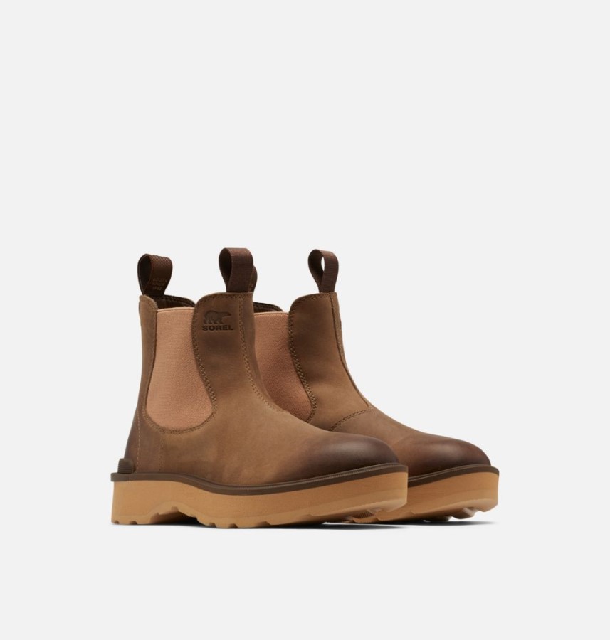 Sorel Australia Umber-Tawny Buff Women's Hi-Line Chelsea Bootie