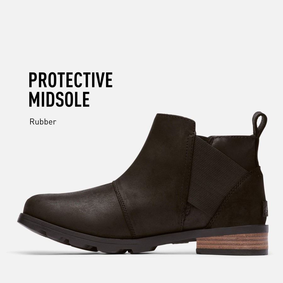 Sorel Australia Unisex Emelie Chelsea Black