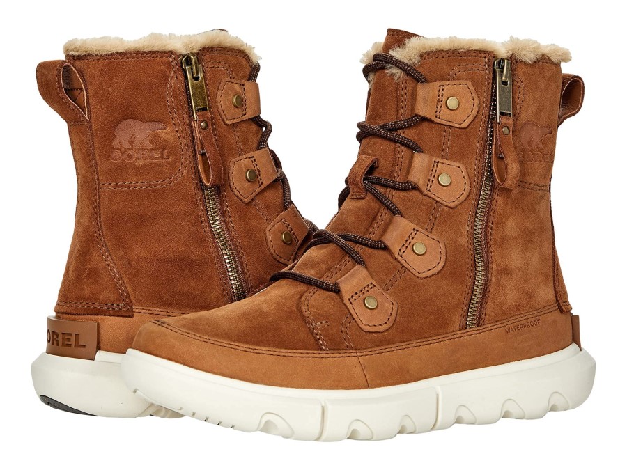 Sorel Australia Velvet Tan Fawn Explorer Ii Joan Dual Zip Waterproof