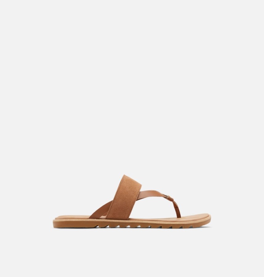 Sorel Australia Velvet Tan-Gum 2 Women's Ella Ii Easy Flip Sandal