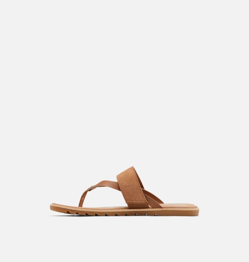 Sorel Australia Velvet Tan-Gum 2 Women's Ella Ii Easy Flip Sandal