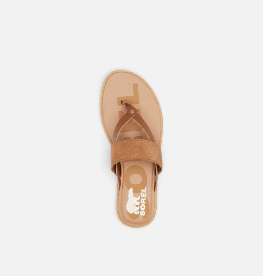 Sorel Australia Velvet Tan-Gum 2 Women's Ella Ii Easy Flip Sandal