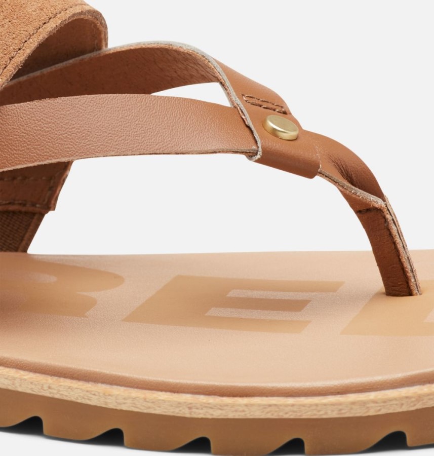 Sorel Australia Velvet Tan-Gum 2 Women's Ella Ii Easy Flip Sandal