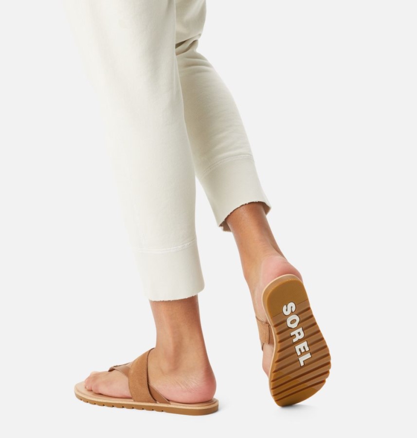 Sorel Australia Velvet Tan-Gum 2 Women's Ella Ii Easy Flip Sandal